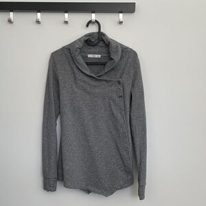 Grey Wrap Shirt/Sweater Size XS